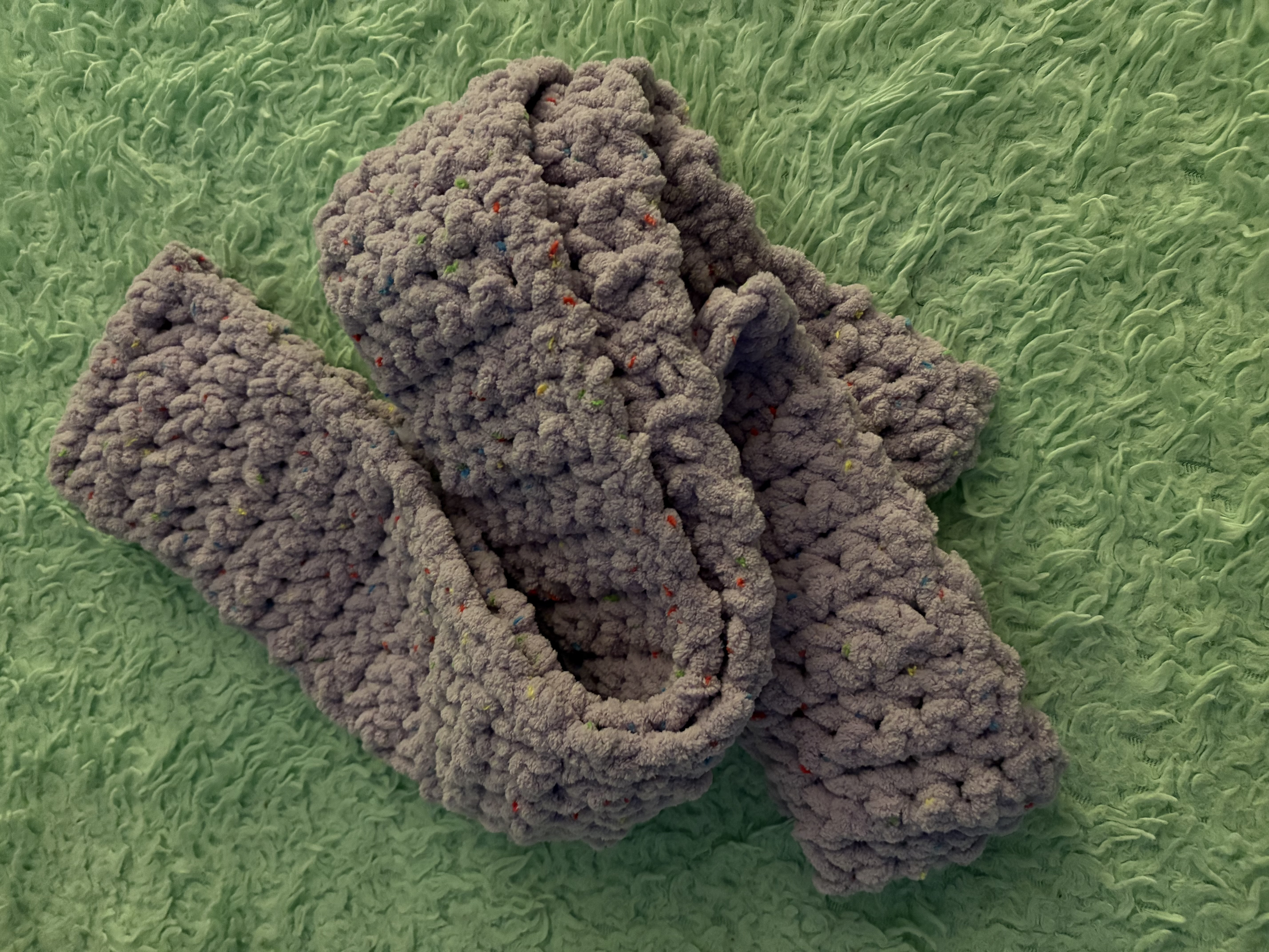 a crochet scarf i made